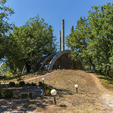 SAMUEL FORTRESS, BULGARIA- SEPTEMBER 6, 2017: Fortress of Bulgarian Tsar Samuel near village of Kliuch, Blagoevgrad region, Bulgaria
